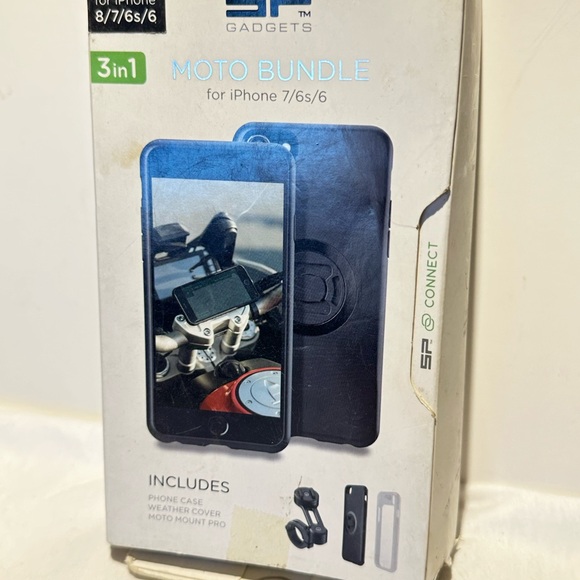 iPhone Motorcycle SP Connect Bundle Case with Bike Mount Apple Se/8/7/6S/6 - Picture 4 of 9
